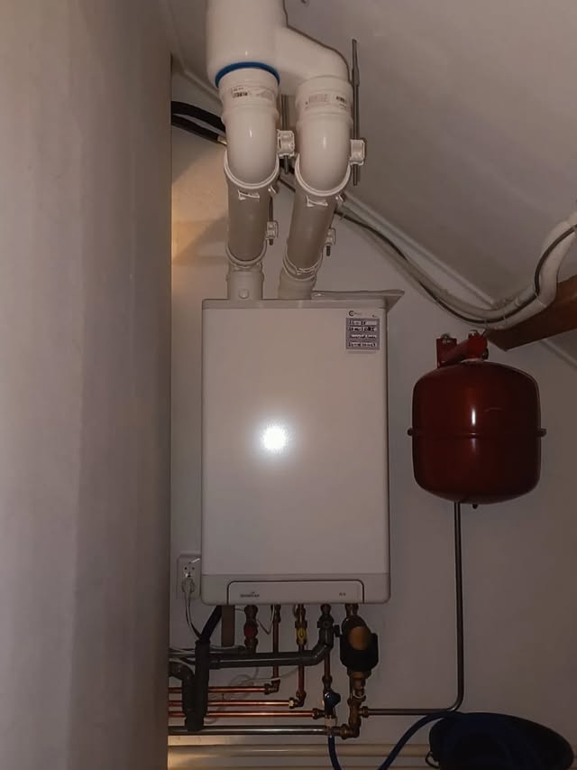 CV-ketelinstallatie met expansievat